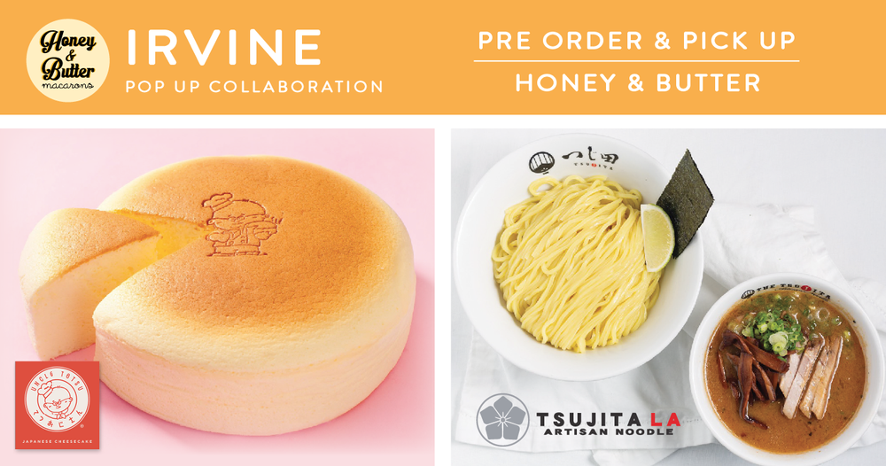 Tsujita & Uncle Tetsu x H&B — Honey & Butter Macarons